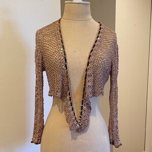 Hale Bob Y2K Crochet Cardigan